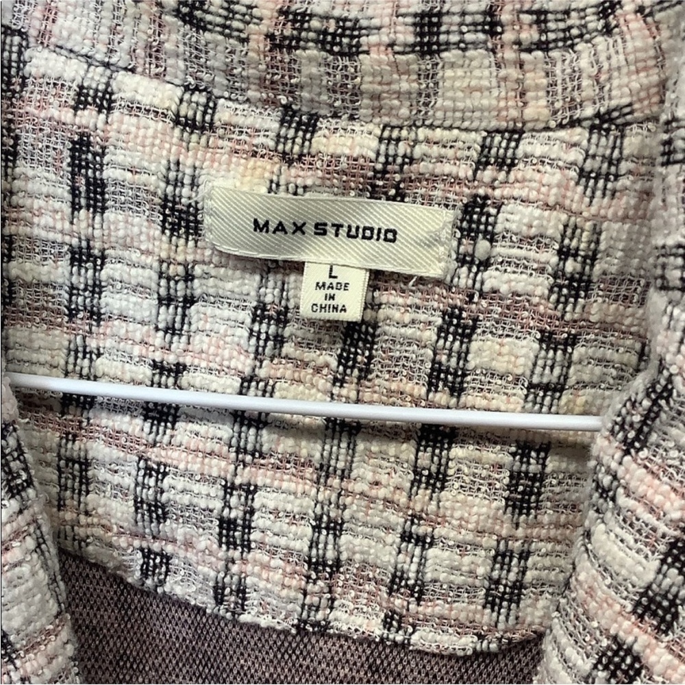 Max Studio Black, Pink and White Blazer - Picture 4 of 8